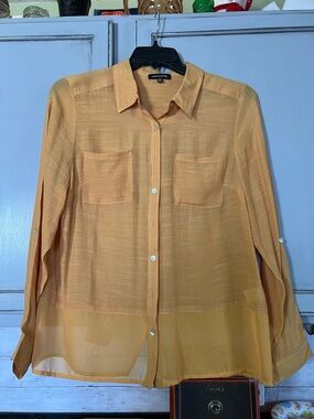 Notations Lightweight Top in Mustard Gold